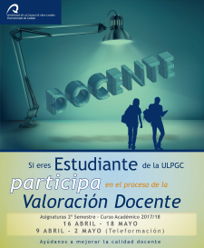 Cartel Valoración Docente